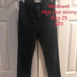 MADEWELL, JEANS, HIGH-RISE, SKINNY